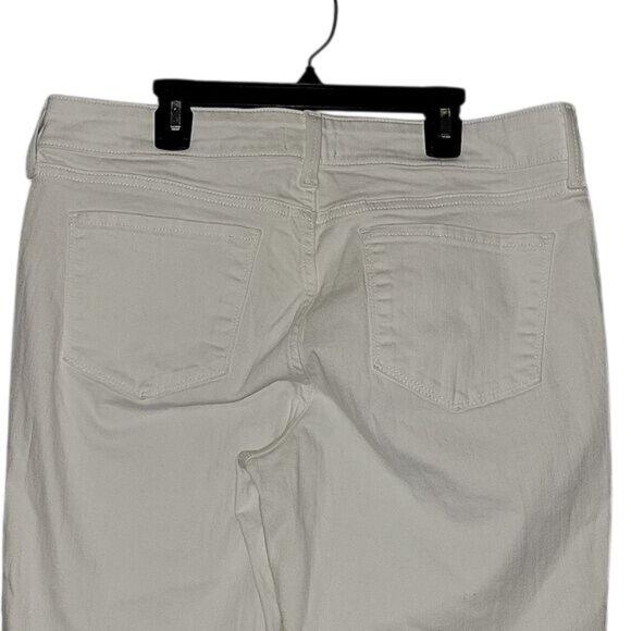 NYDJ Alina Convertible Ankle Jeans White Lift Tuck Technology Womens Size 8 Stre - Picture 5 of 8